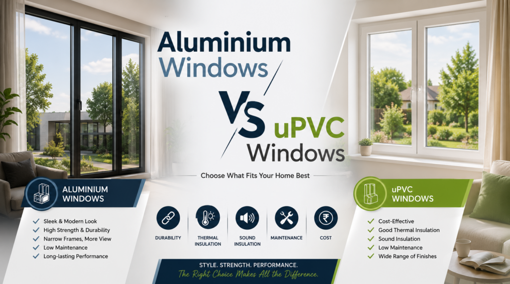 Aluminium Windows vs uPVC Windows